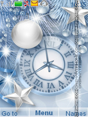 The light New Year's theme screenshot