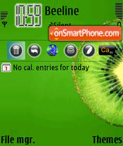 Скриншот темы Lime