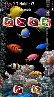 Aquarium HD 01 theme screenshot