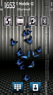 Capture d'écran Metal Spring Blue thème