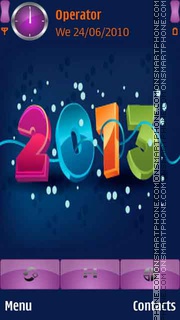 Happy New Year 2013 theme screenshot