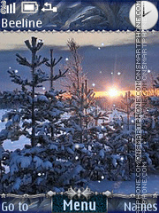 Winter beautiful Theme-Screenshot