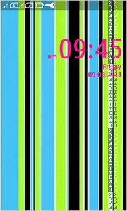 Neon Stripes 01 es el tema de pantalla