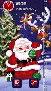 Santa Claus theme screenshot