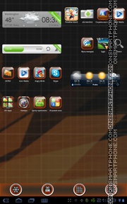 Black Quartz tema screenshot