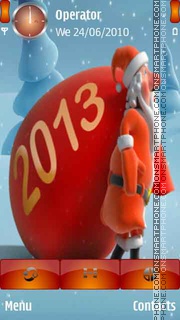 Santa 2013 theme screenshot