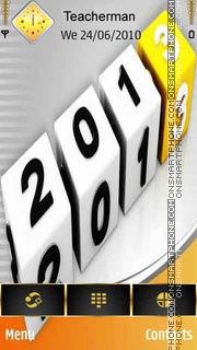 Cubes Numbers 2013 es el tema de pantalla
