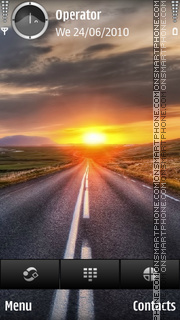 Road tema screenshot