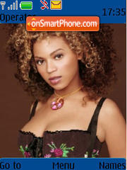 Beyonce 02 tema screenshot