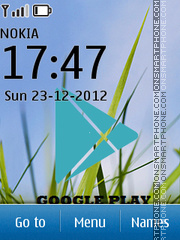Capture d'écran Google Play Android thème