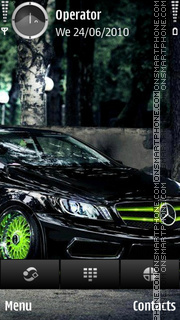 Mercedes tema screenshot