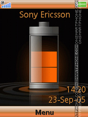 Animated Battery tema screenshot