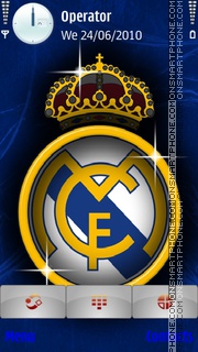 Real Madrid theme screenshot