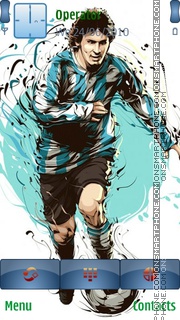 Capture d'écran Lionel-Messi thème