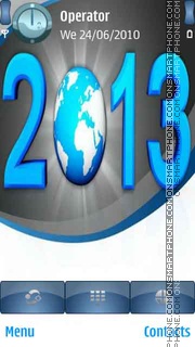 New 2013 World es el tema de pantalla