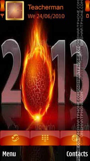 Fire 2013 theme screenshot