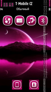 Capture d'écran Ethereal Pink thème