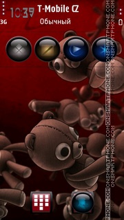 Teddy Bears 01 theme screenshot