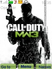 Modern Warfare 3 - Call of Duty tema screenshot