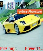 Capture d'écran Lamborghini Lp640 01 thème
