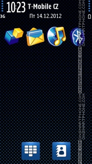 Blueberry theme screenshot