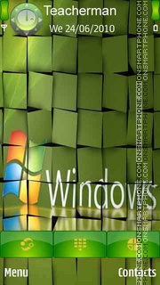 Скриншот темы Windows Vista