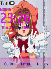 Скриншот темы Sakura - Catcher cards