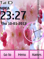 Capture d'écran Sakura Japan thème