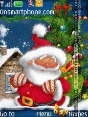 Santa Frost tema screenshot