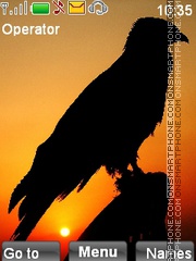 Capture d'écran Eagle Sunset thème