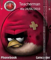 Big Angry Bird tema screenshot