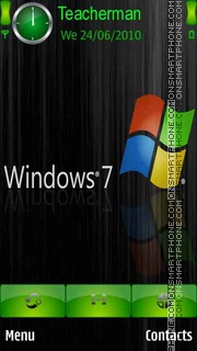 Windows7 Colours es el tema de pantalla