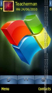 Capture d'écran 3D Windows thème