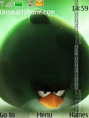 Angry Birds Green es el tema de pantalla