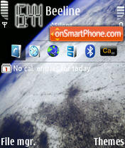 Earth tema screenshot