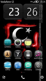 Скриншот темы Turkey 01