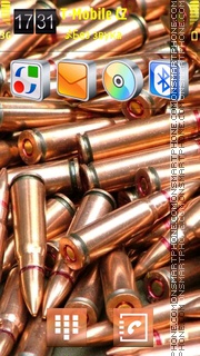 Bullet Cartridge theme screenshot