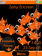 Orange Fish theme screenshot