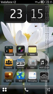 Lonely Flower tema screenshot