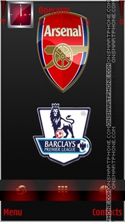 Capture d'écran Arsenal thème