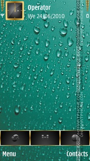 Wet Screen1 tema screenshot