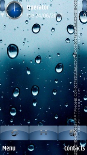 Wet Screen2 tema screenshot