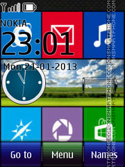 Capture d'écran Windows 8 14 thème