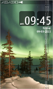Aurora Winter theme screenshot