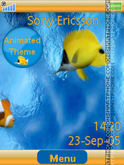 Tropical Fish theme screenshot