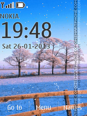 Beautiful Winter tema screenshot