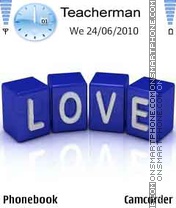 Love In Cubes tema screenshot