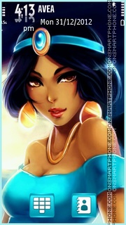 Capture d'écran Jasmine thème