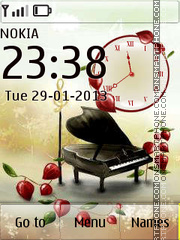 Capture d'écran Musical Piano thème