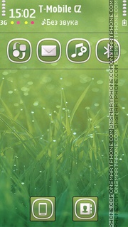 Grass Belle tema screenshot